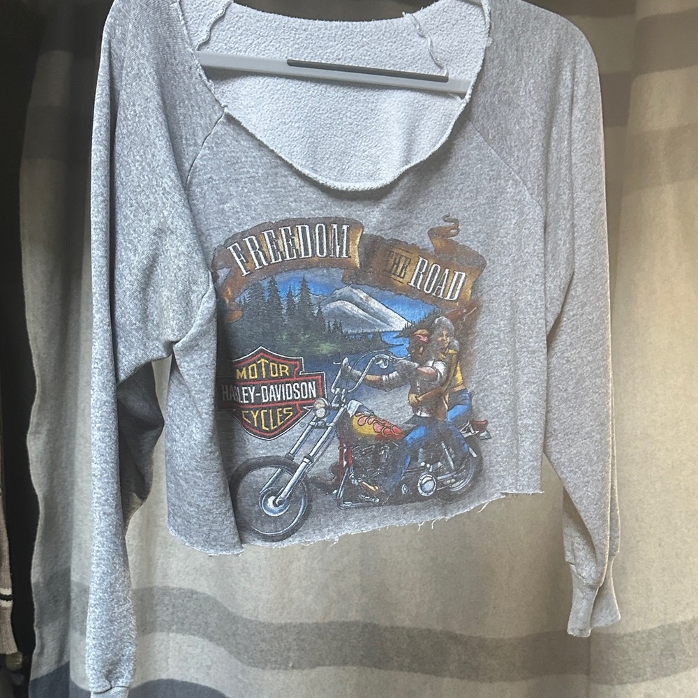 Harley-Davidson Gray Freedom Road Top